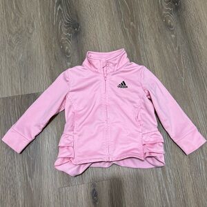 Adidas toddler 18 month zip jacket ruffle